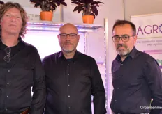 Roy Visser en Mark van der Ende van Agro-LED hadden producent Raffaello Montanari van C-LED uitgenodigd.
